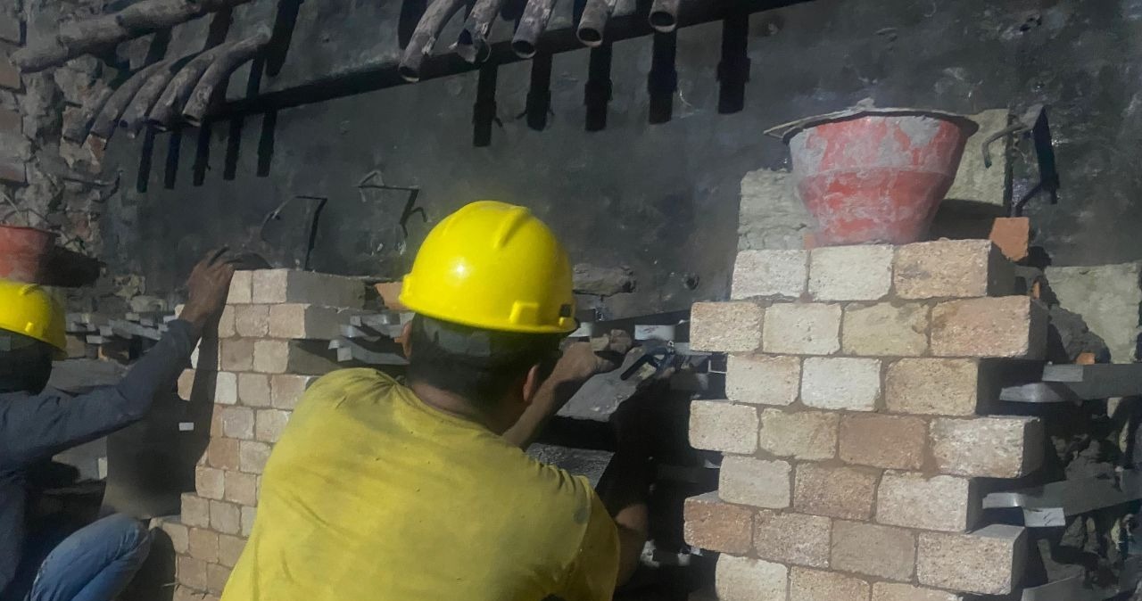 Boiler - brickwork